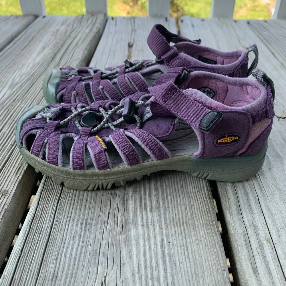 KEEN Kids Newport H2 Waterproof Sandals Purple Size 13 Girls Outdoor Play Creek